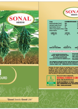 Sonal Green Kaju F1 Hybrid Bitter Gourd Seeds