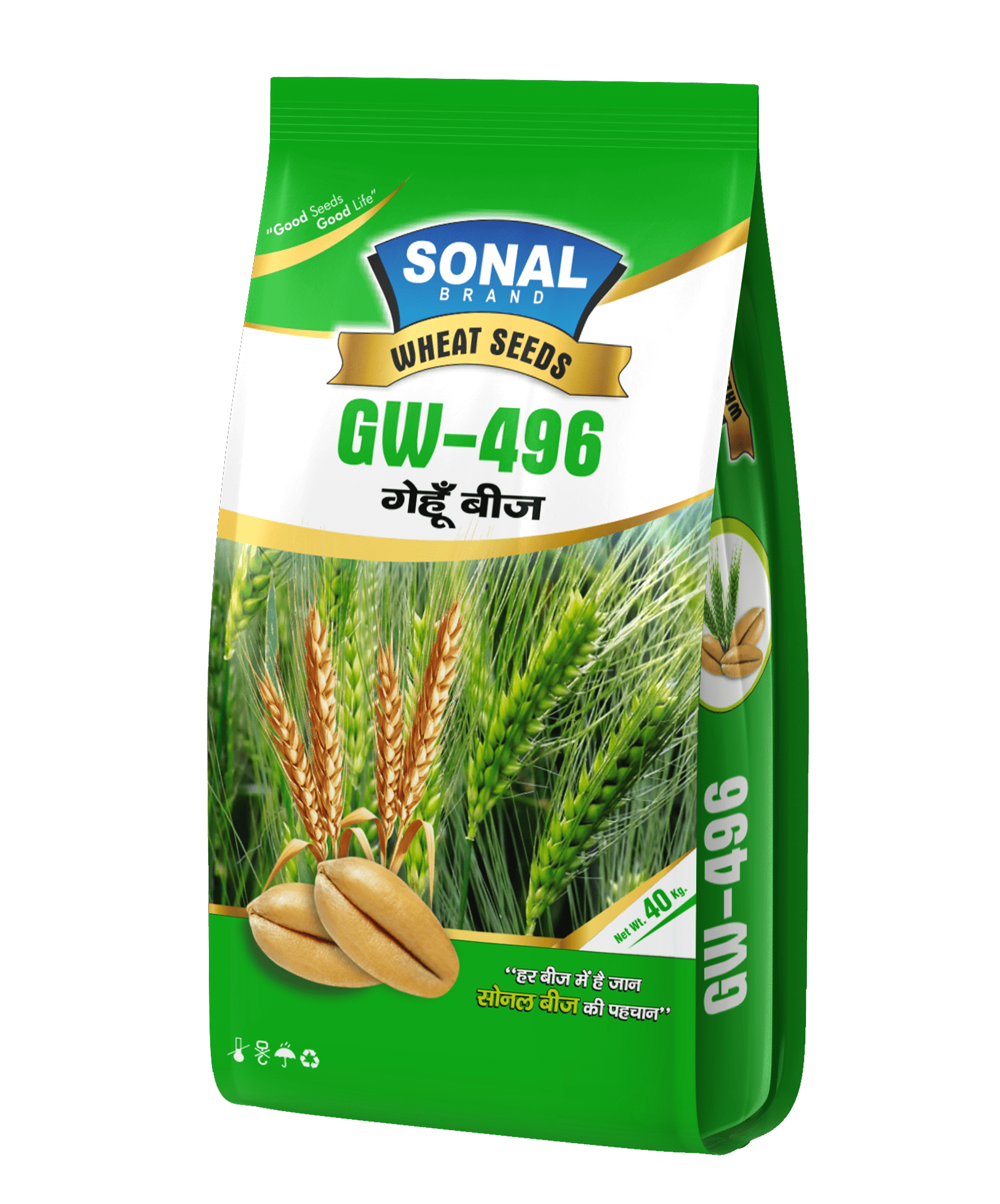 Sonal GW-496 Certified Wheat Seeds Sonal GW-496 Certified Wheat Seeds