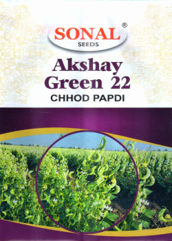 Sonal Akshay Green 22 Chhod Papdi Seeds Sonal Akshay Green 22 Chhod Papdi Seeds