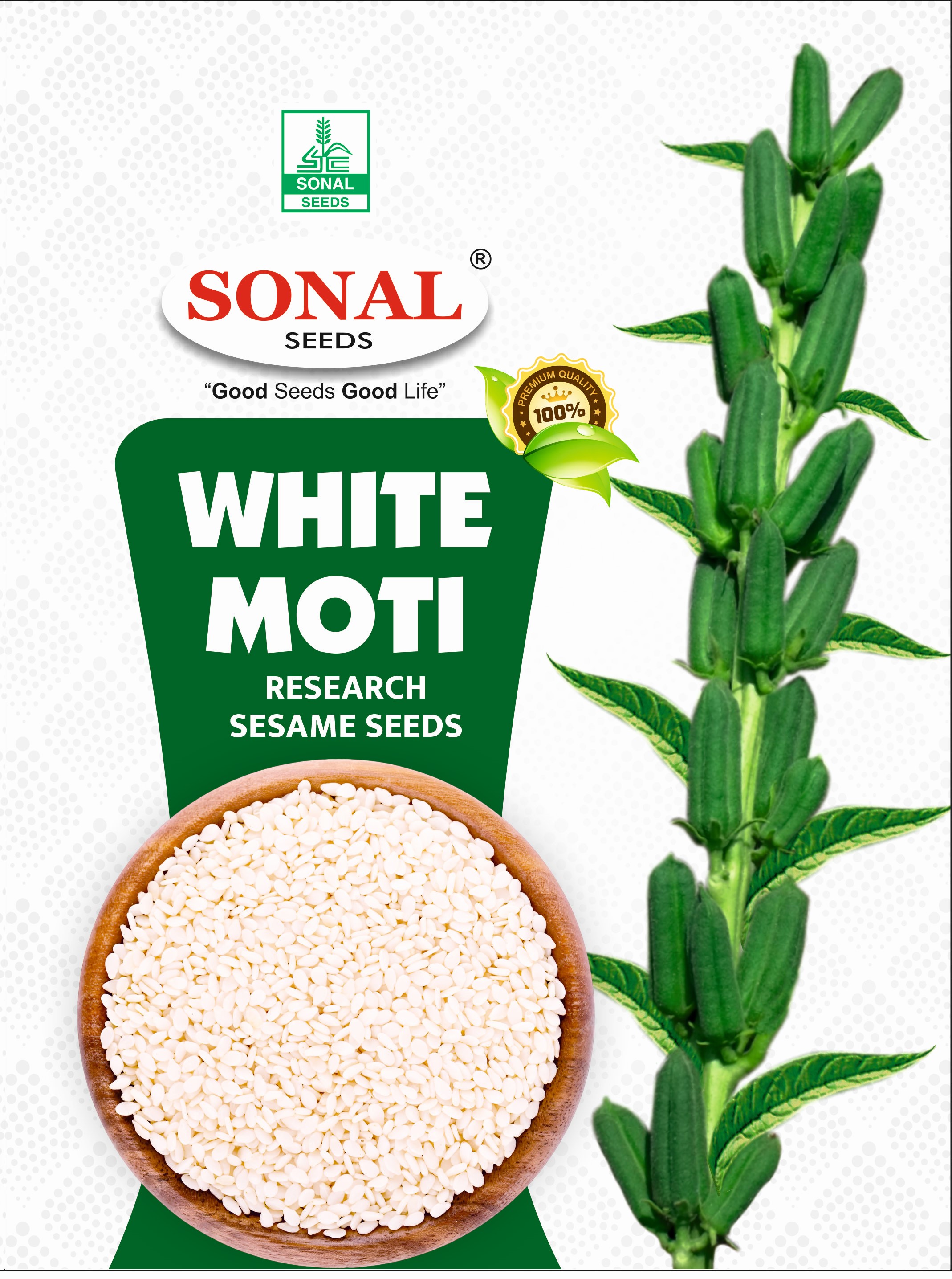 Sonal White Moti Research Sesame Til Seeds